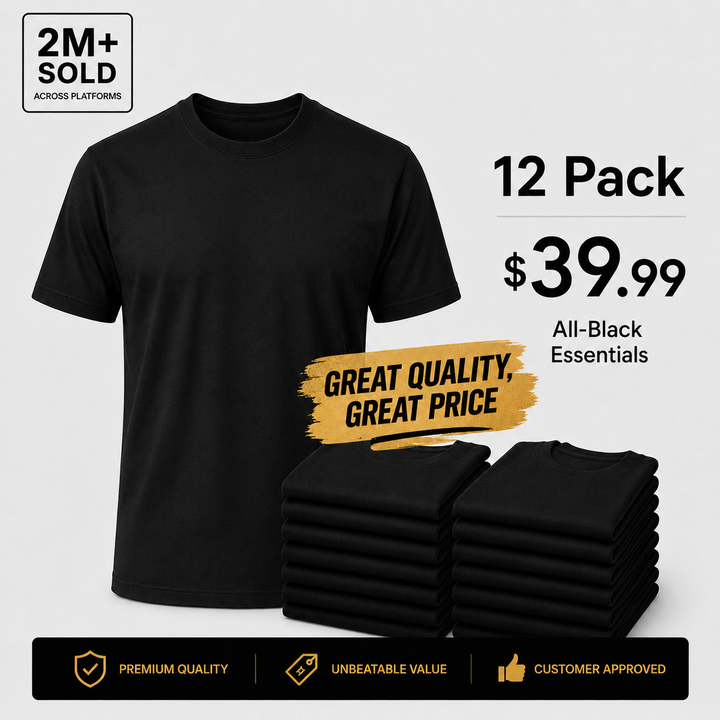 TikTok Favorite Black Tees