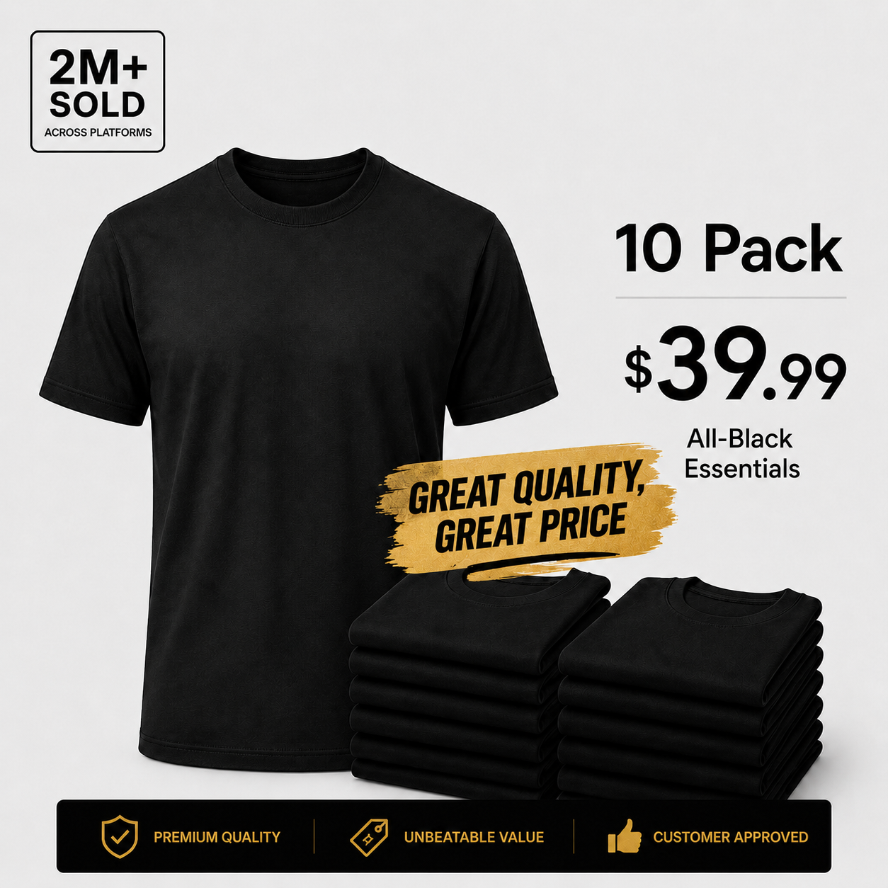 Everyday Essential Tee 10-Pack
