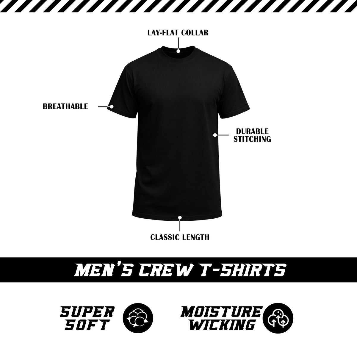 12-Pack Everyday Crew Neck Tee